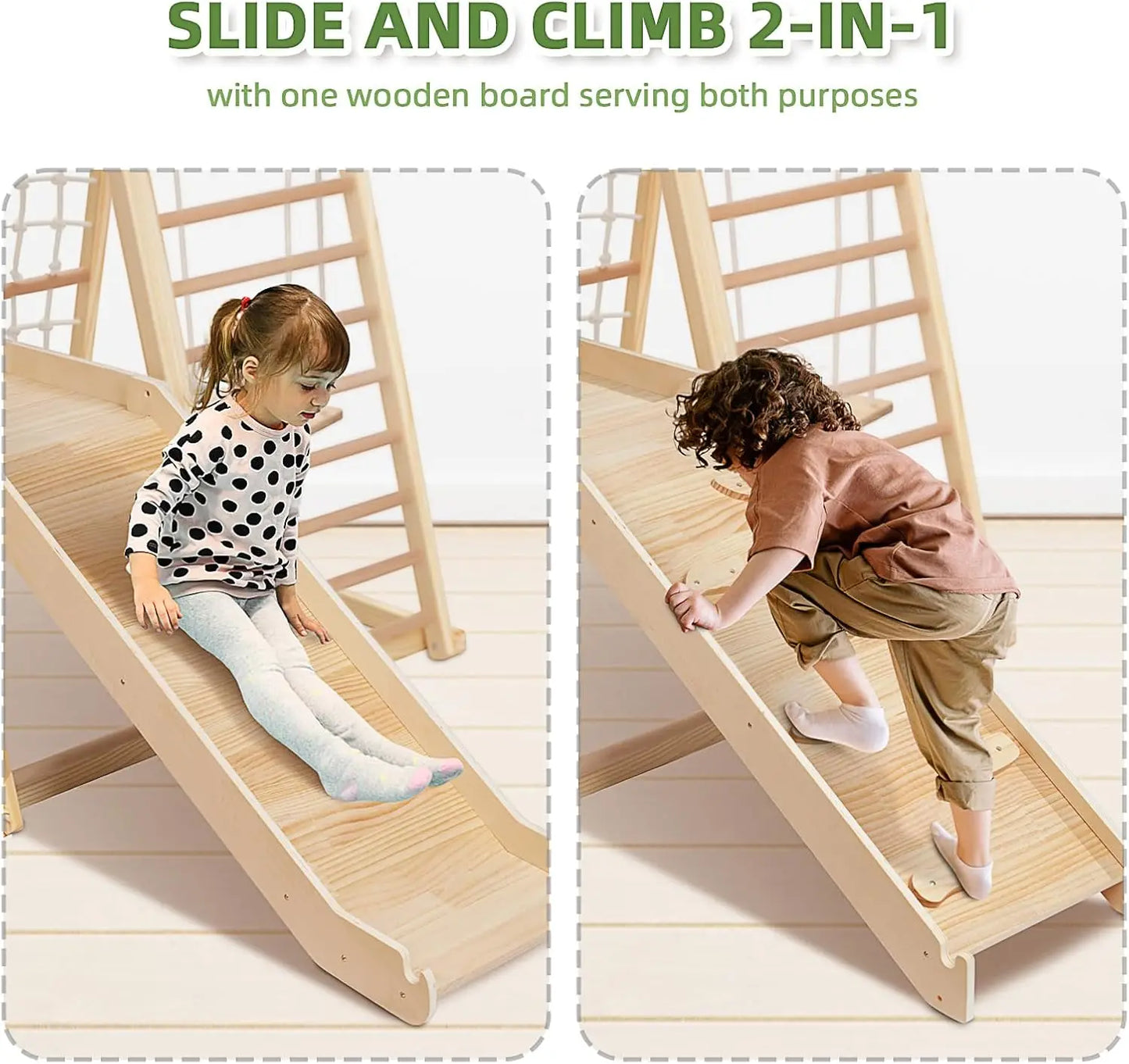 Indoor Play Gym With Slide