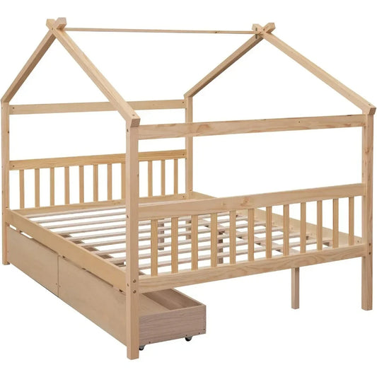 Full Size Kids House Bed