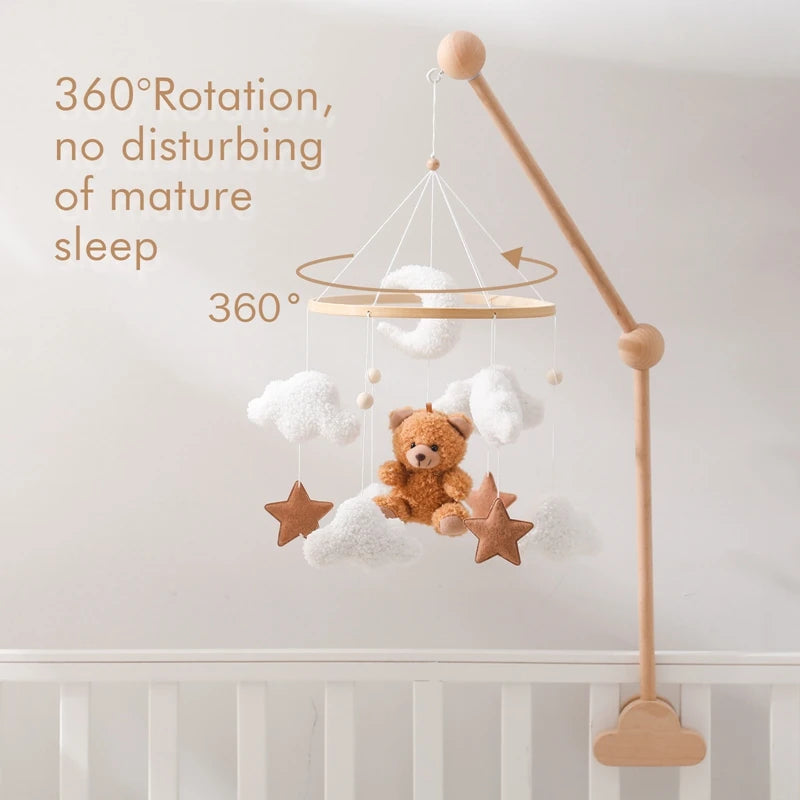 Wooden Crib Mobile