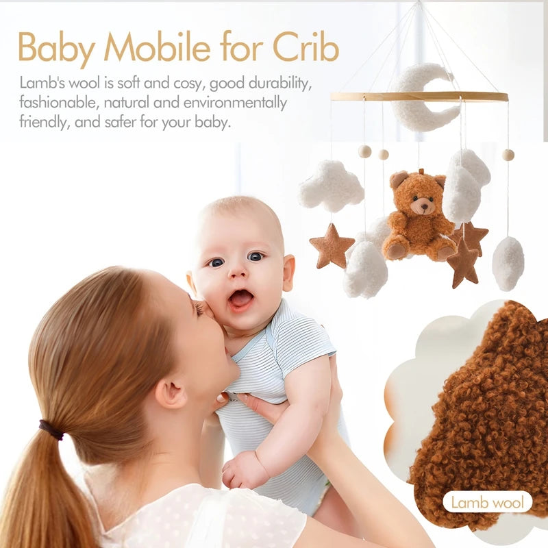 Wooden Crib Mobile